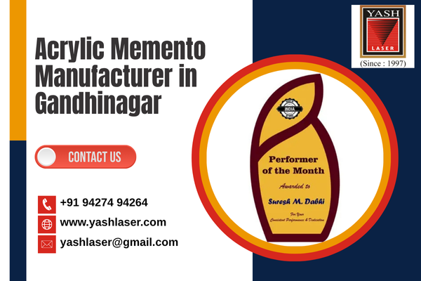 Acrylic Memento Manufacturer in Gandhinagar