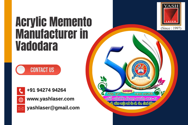 Acrylic Memento Manufacturer in Vadodara